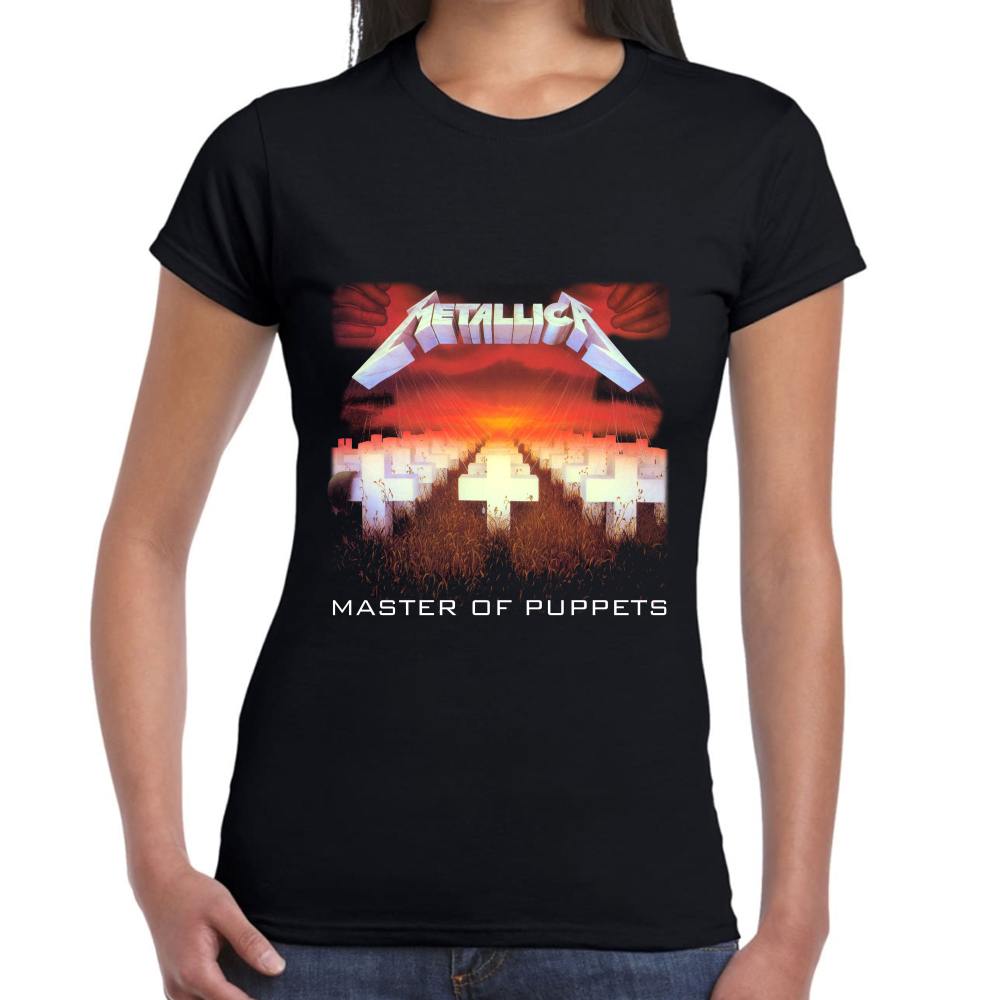 Playera Metallica Master of Puppets Algodón Premium #637 Imagen secundaria del producto