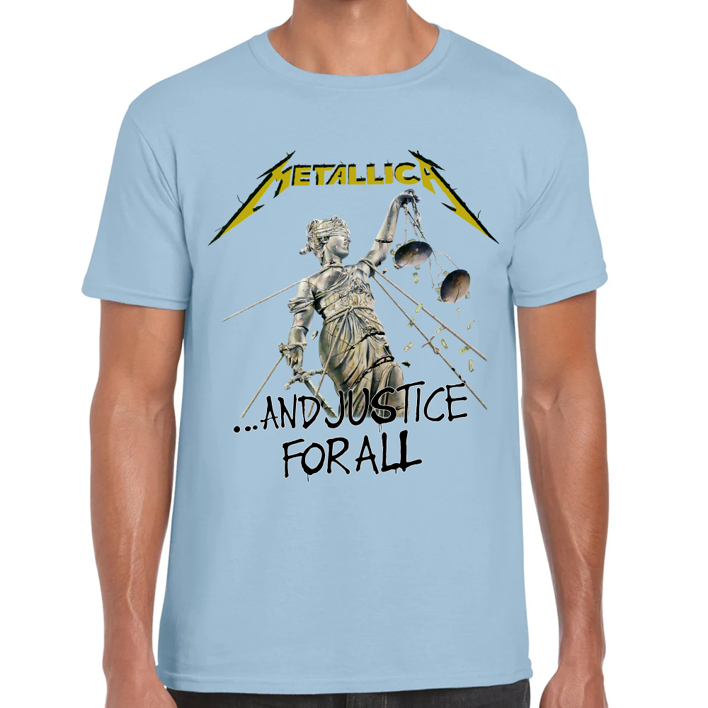 Playera Metallica And Justice for All Algodón Premium #638