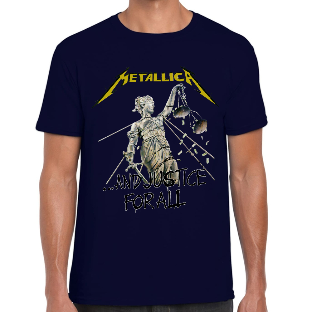 Playera Metallica And Justice for All Algodón Premium #638