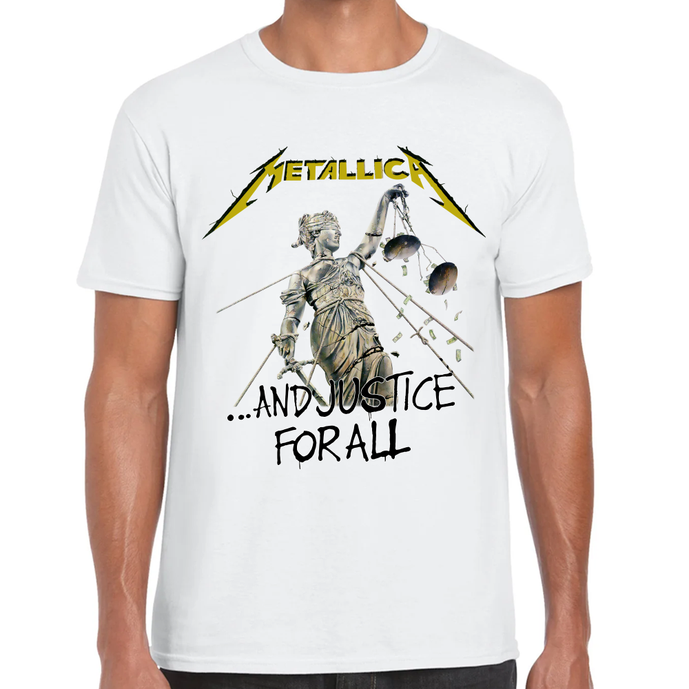 Playera Metallica And Justice for All Algodón Premium #638