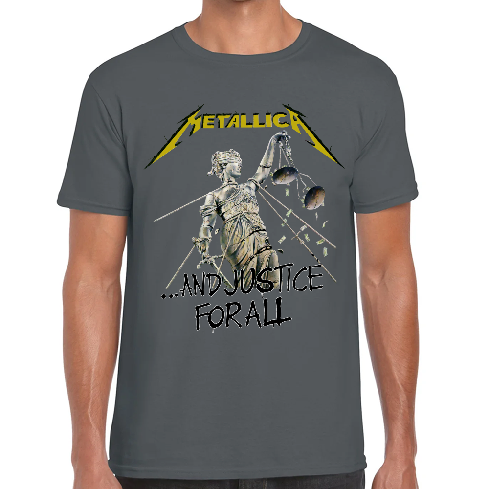 Playera Metallica And Justice for All Algodón Premium #638
