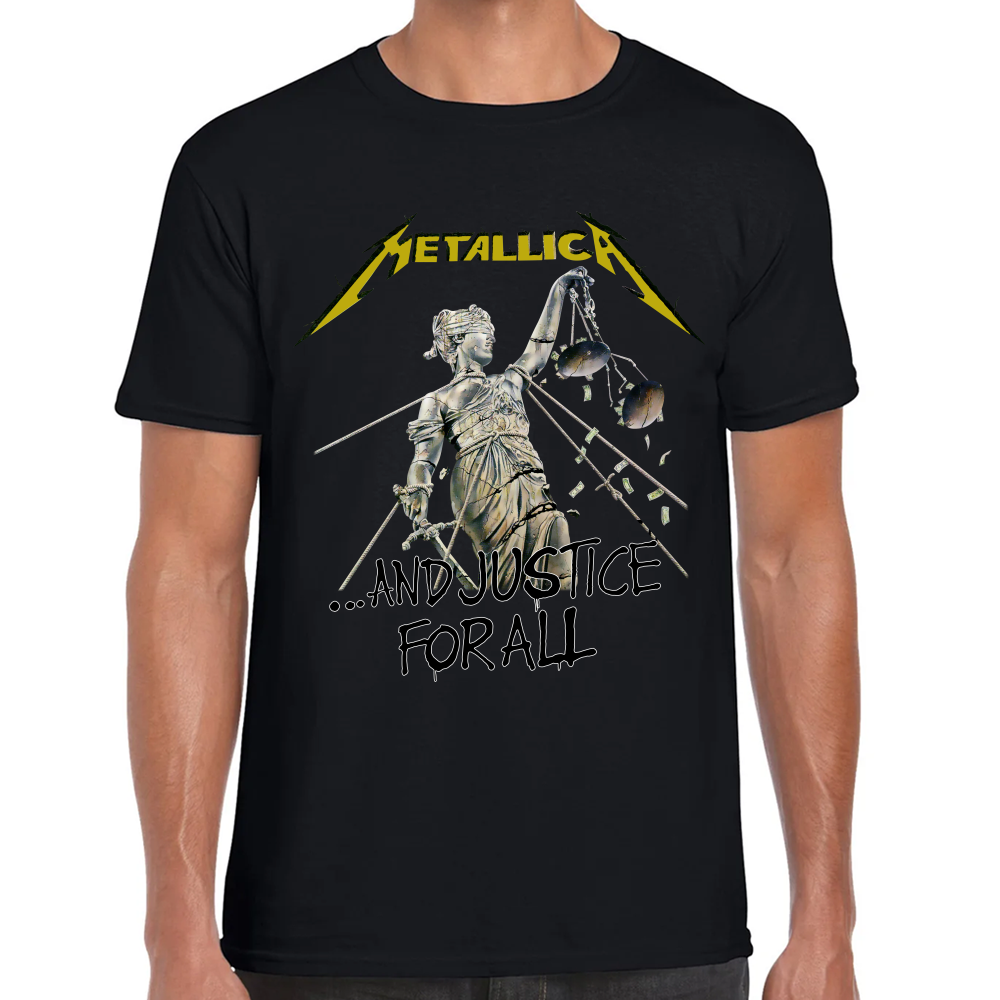 Playera Metallica And Justice for All Algodón Premium #638 Imagen principal del producto