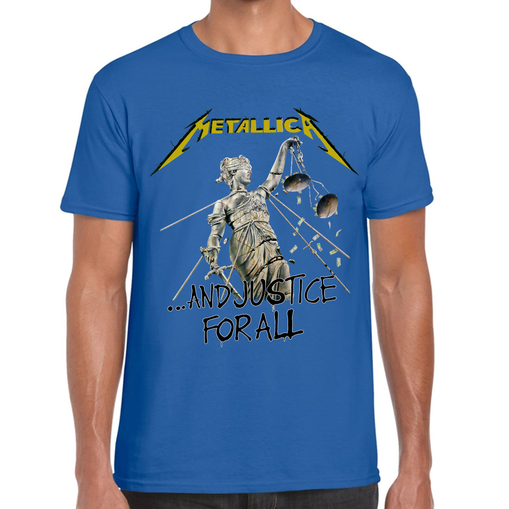 Playera Metallica And Justice for All Algodón Premium #638
