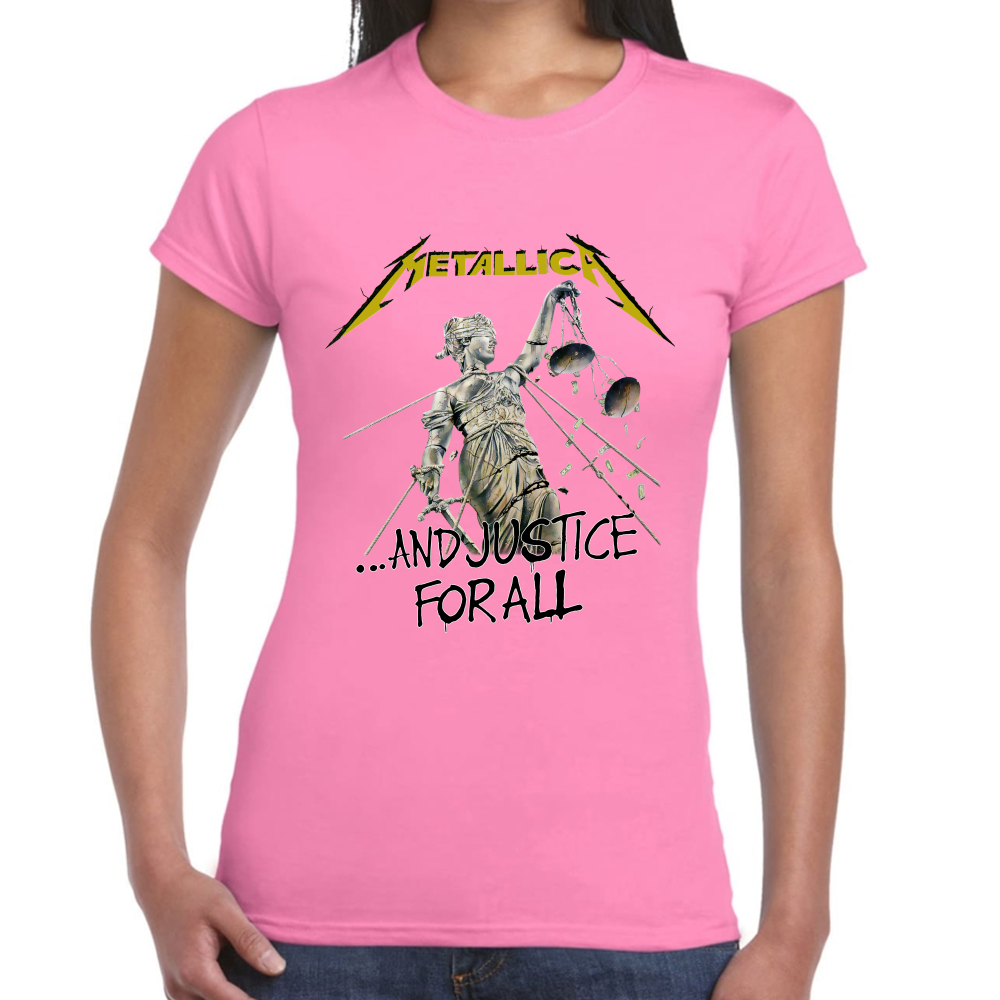 Playera Metallica And Justice for All Algodón Premium #638