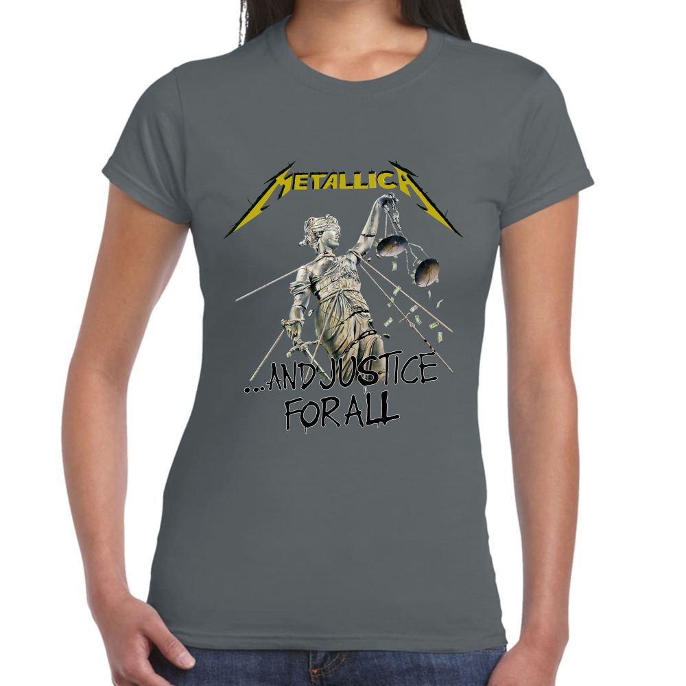 Playera Metallica And Justice for All Algodón Premium #638