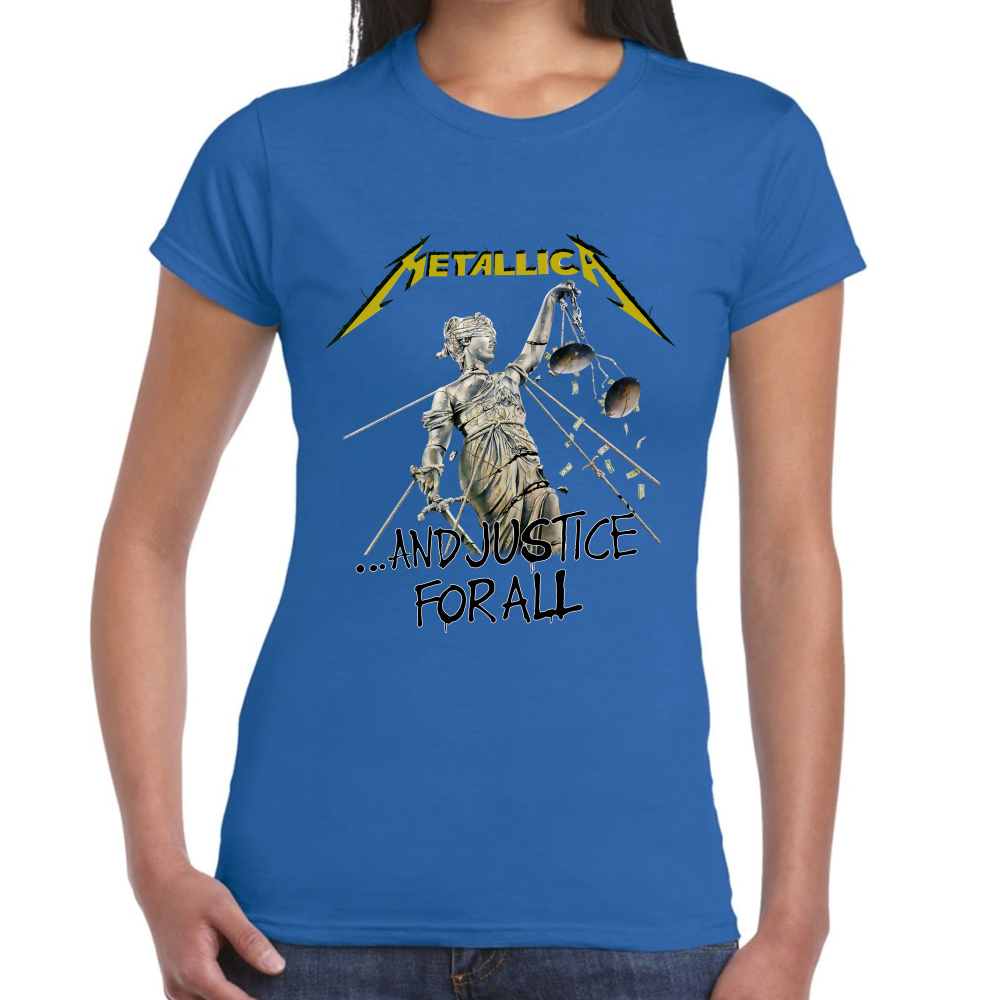 Playera Metallica And Justice for All Algodón Premium #638