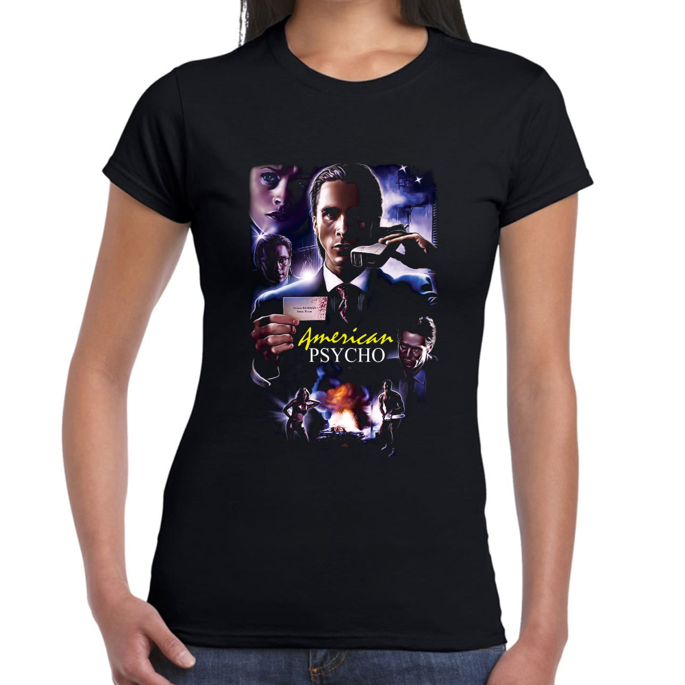 Playera American Psycho Algodón Premium #643 Imagen secundaria del producto