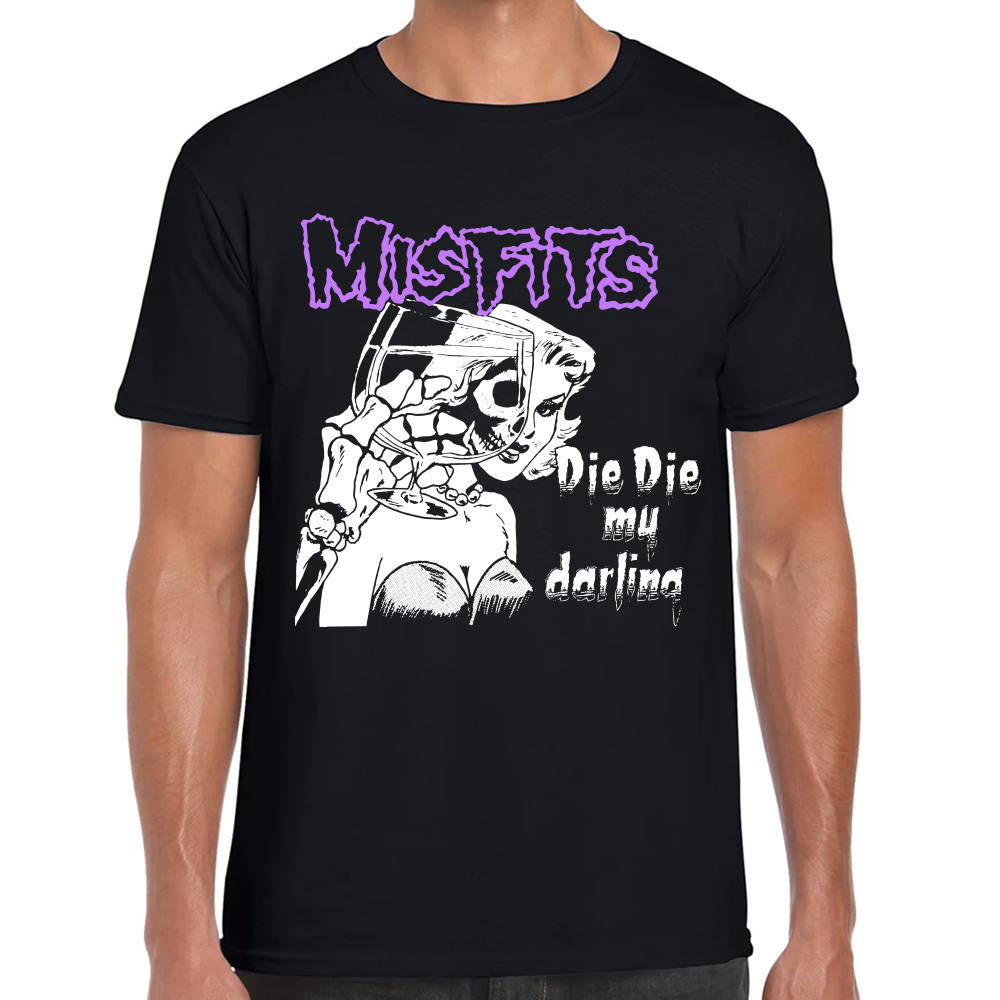 Playera Misfits Die, Die My Darling Algodón Premium #647 Imagen principal del producto