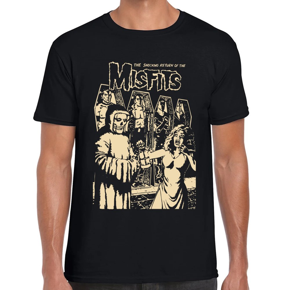 Playera Misfits Shocking Return Algodón Premium #651