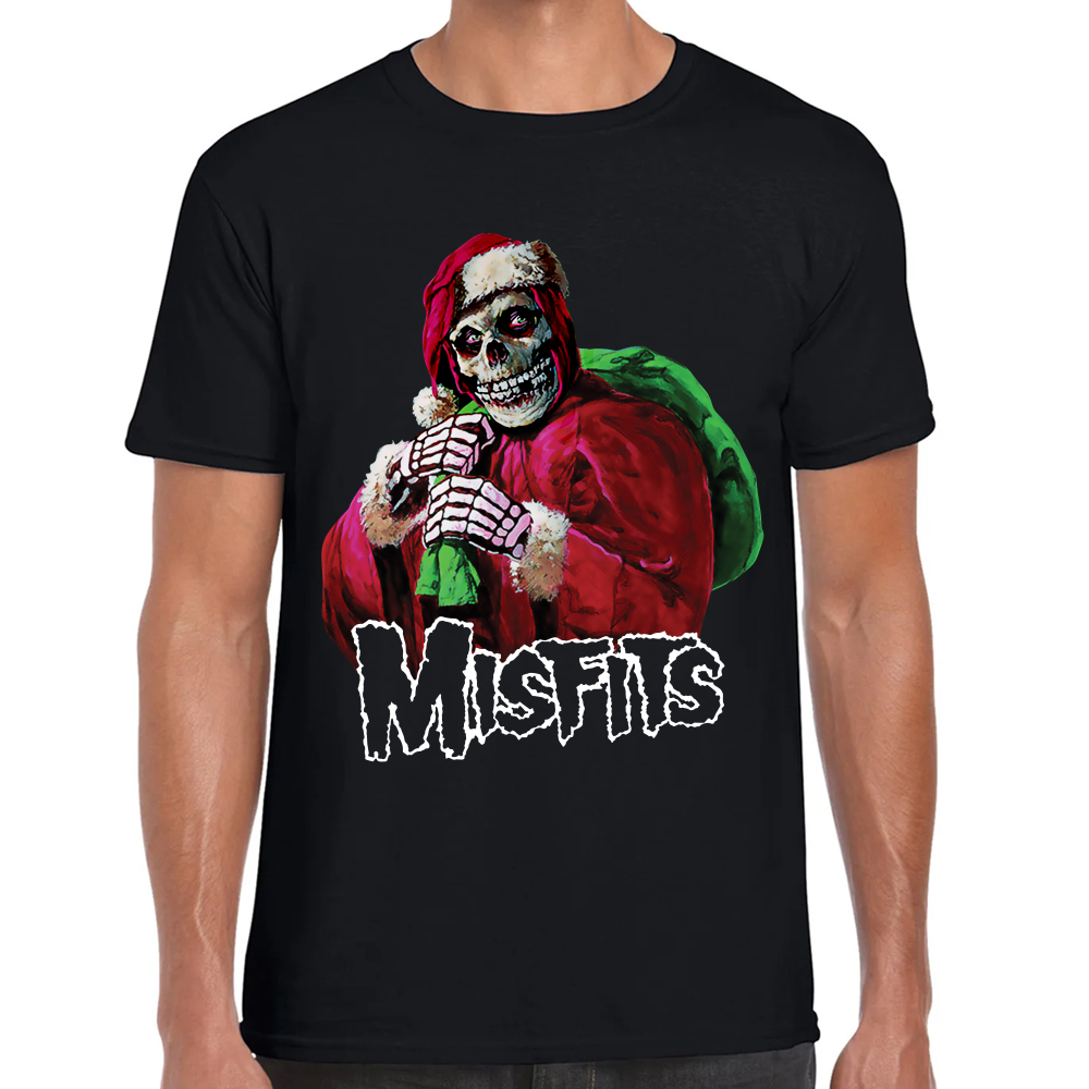 Playera Misfits Xmas at Max's Algodón Premium #652