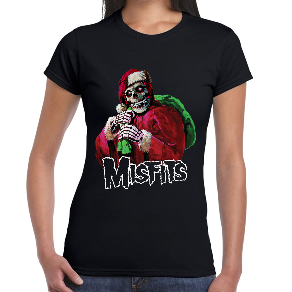 Playera Misfits Xmas at Max's Algodón Premium #652 Imagen secundaria del producto
