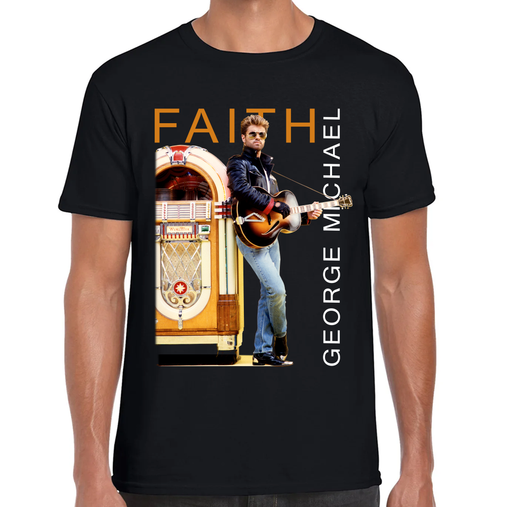 Playera George Michael Faith Algodón Premium #656