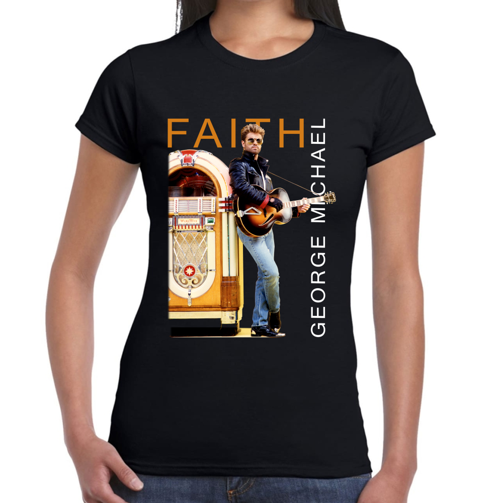 Playera George Michael Faith Algodón Premium #656 Imagen principal del producto