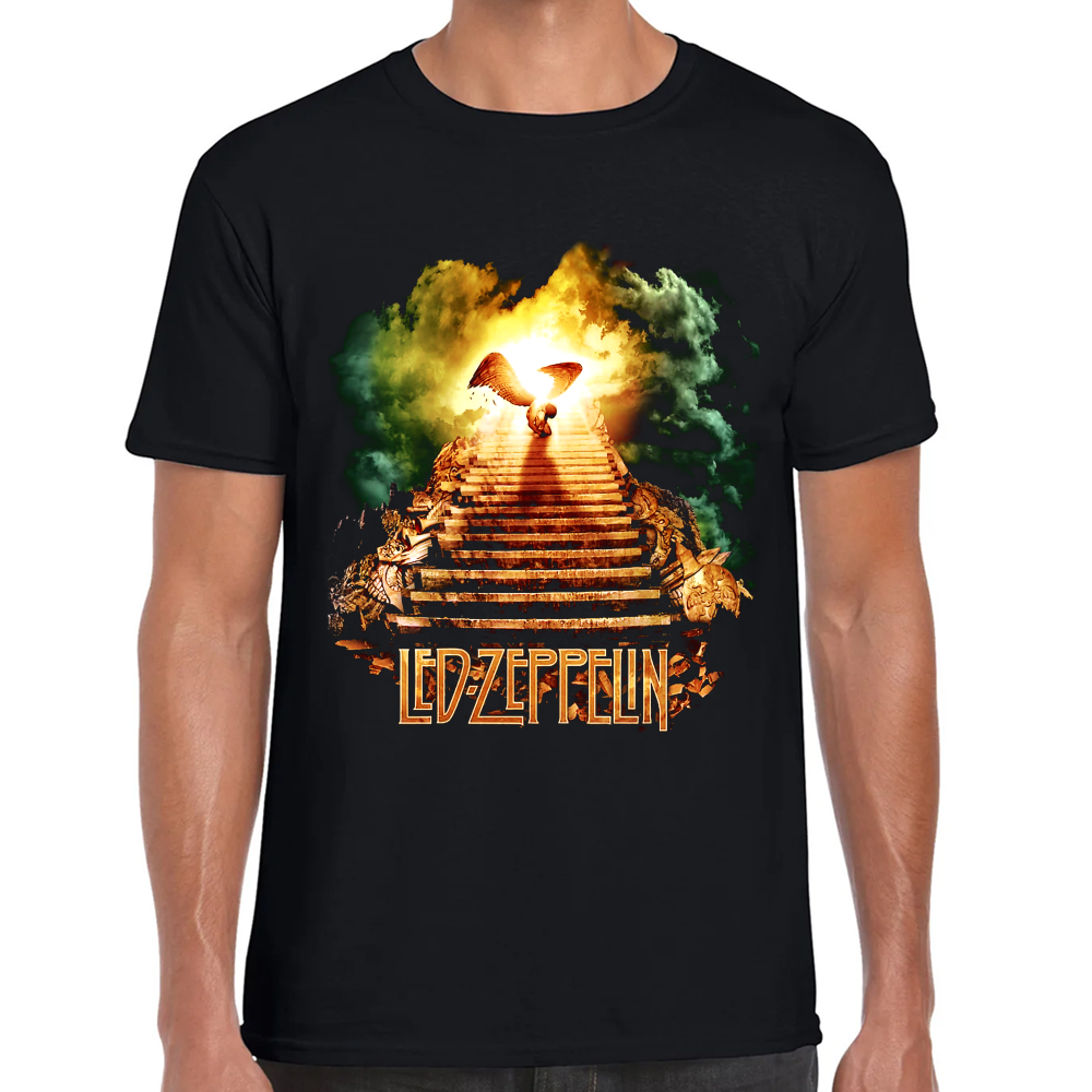 Playera Led Zeppelin Stairway To Heaven Algodón Premium #657
