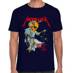 Playera Metallica Damaged Justice Algodón Premium #659