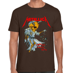 Playera Metallica Damaged Justice Algodón Premium #659