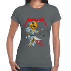 Playera Metallica Damaged Justice Algodón Premium #659