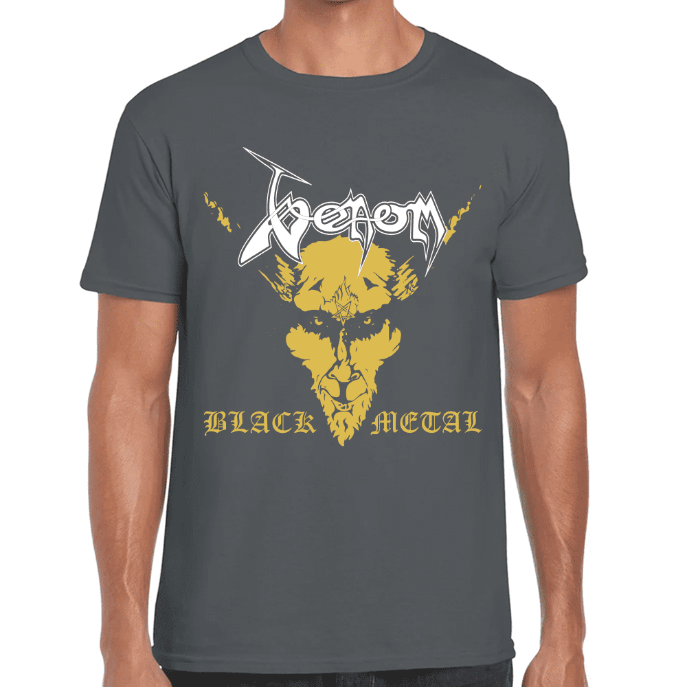 Playera Venom Black Metal Algodón Premium #661