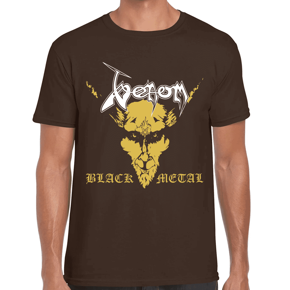 Playera Venom Black Metal Algodón Premium #661
