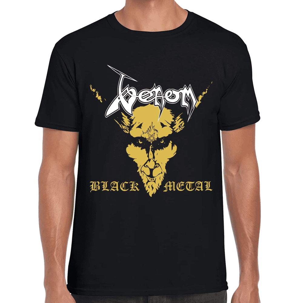 Playera Venom Black Metal Algodón Premium #661