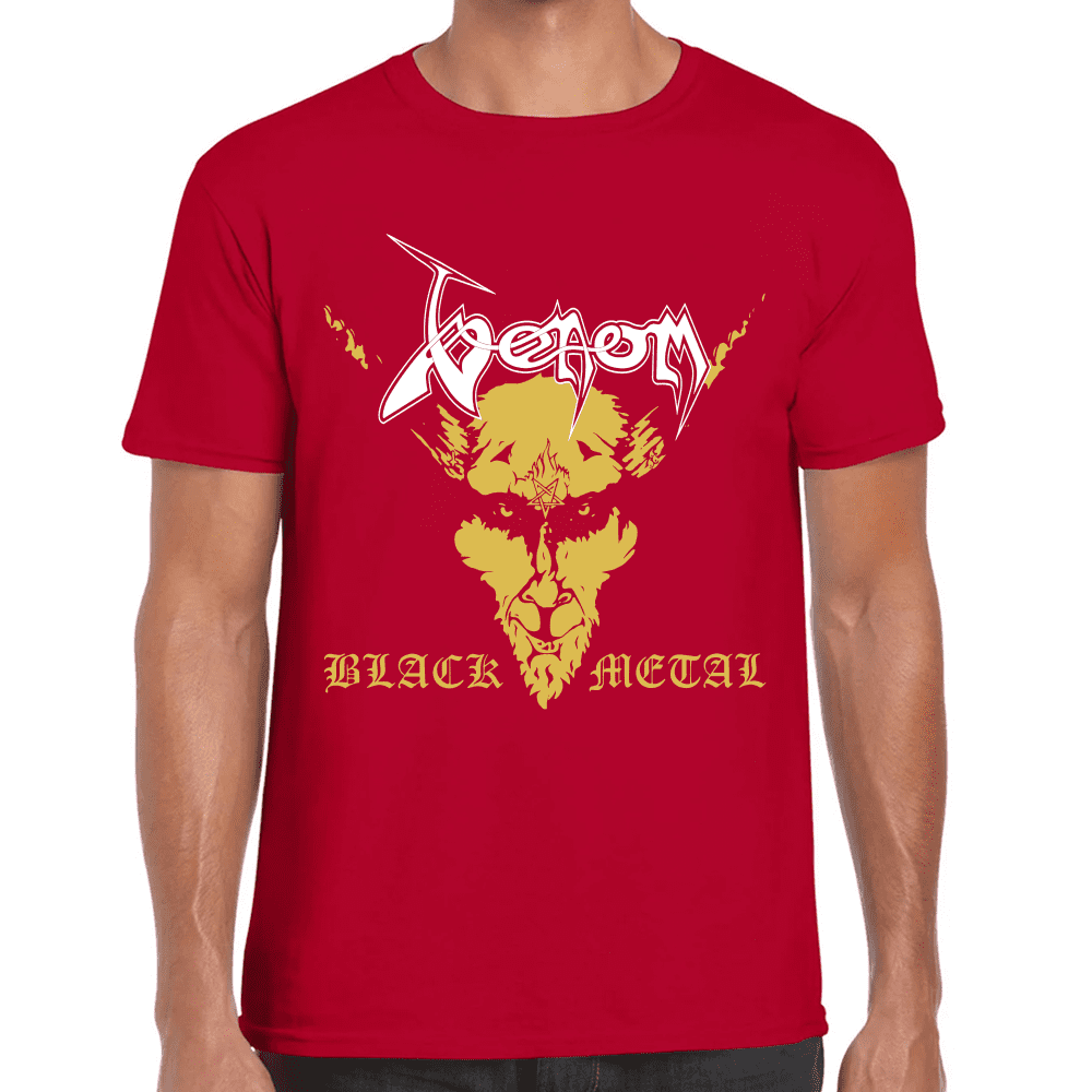 Playera Venom Black Metal Algodón Premium #661