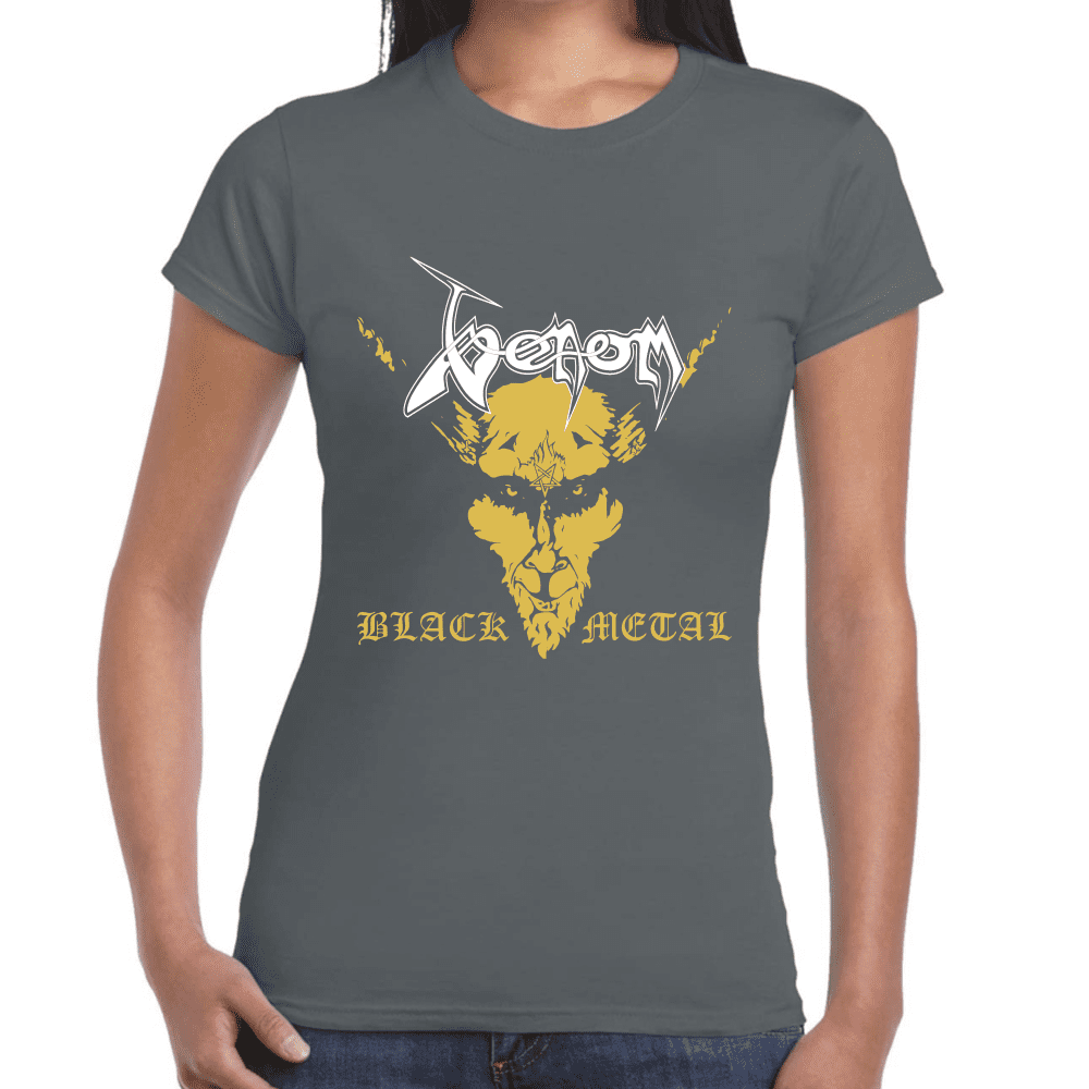 Playera Venom Black Metal Algodón Premium #661