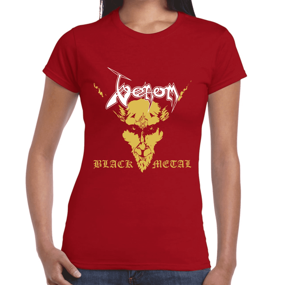 Playera Venom Black Metal Algodón Premium #661