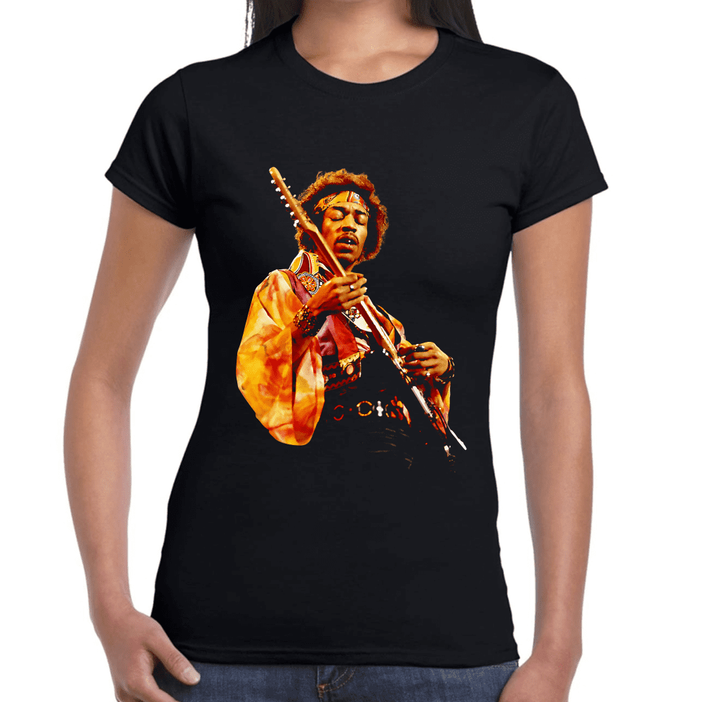 Playera Jimi Hendrix Algodón Premium #666 Imagen secundaria del producto