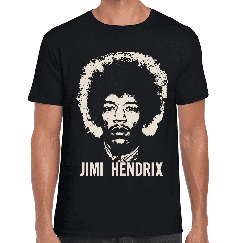 Playera Jimi Hendrix Algodón Premium #667 Imagen principal del producto