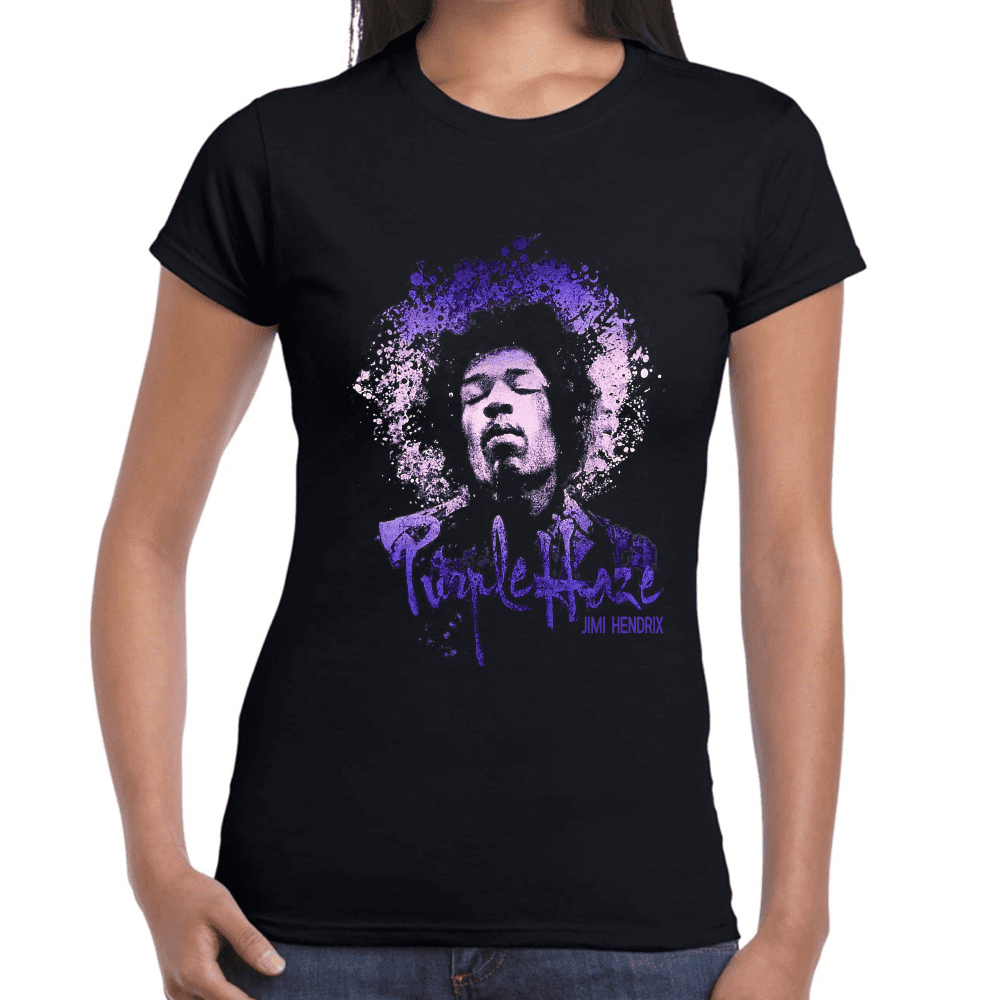 Jimi Hendrix Purple Haze Algodón Premium #668 Imagen secundaria del producto