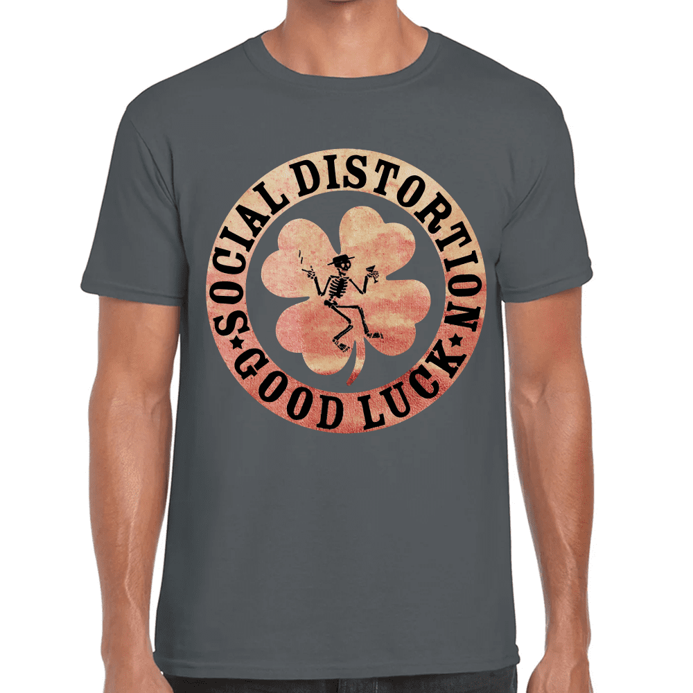 Playera Social Distortion Good Luck Algodón Premium #670