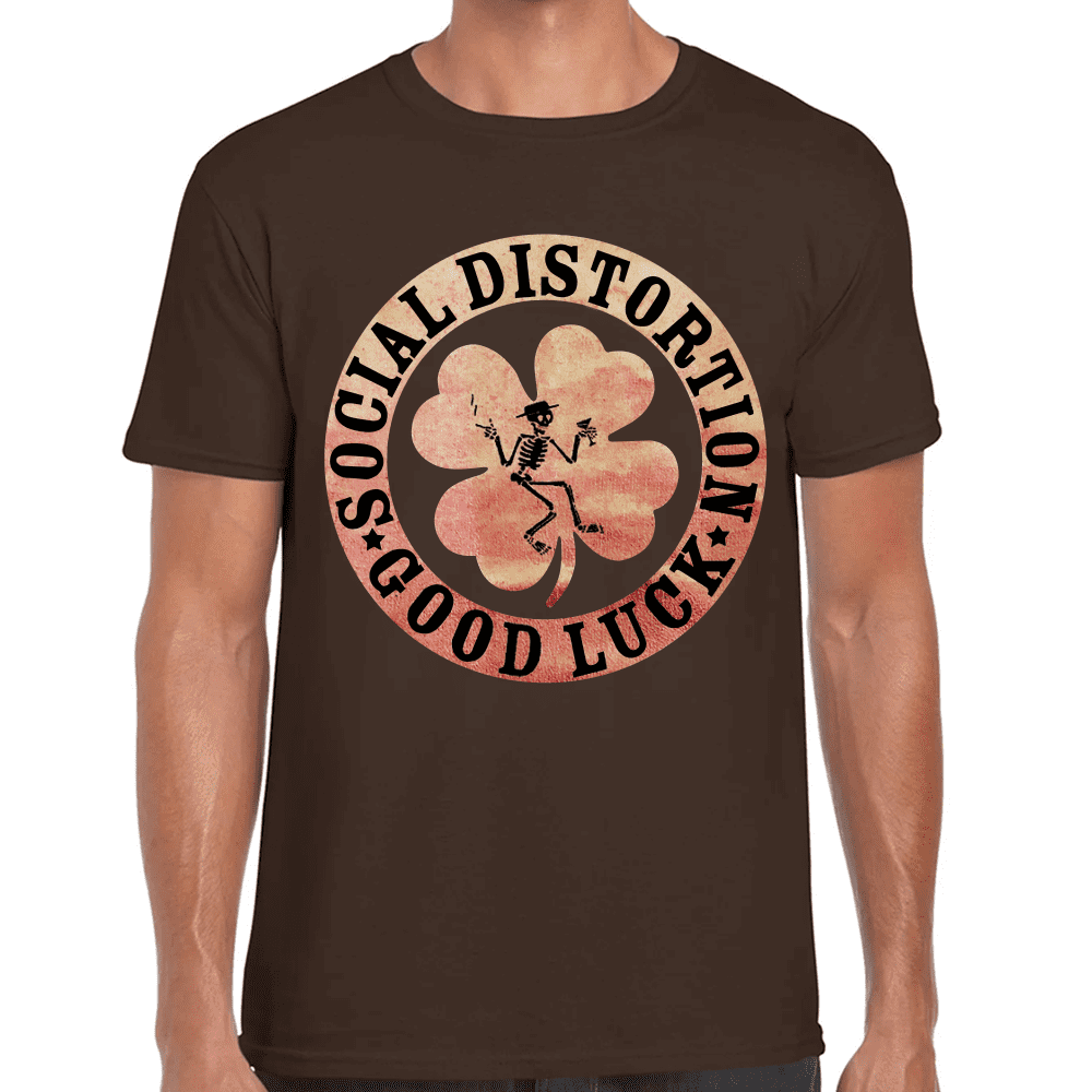Playera Social Distortion Good Luck Algodón Premium #670