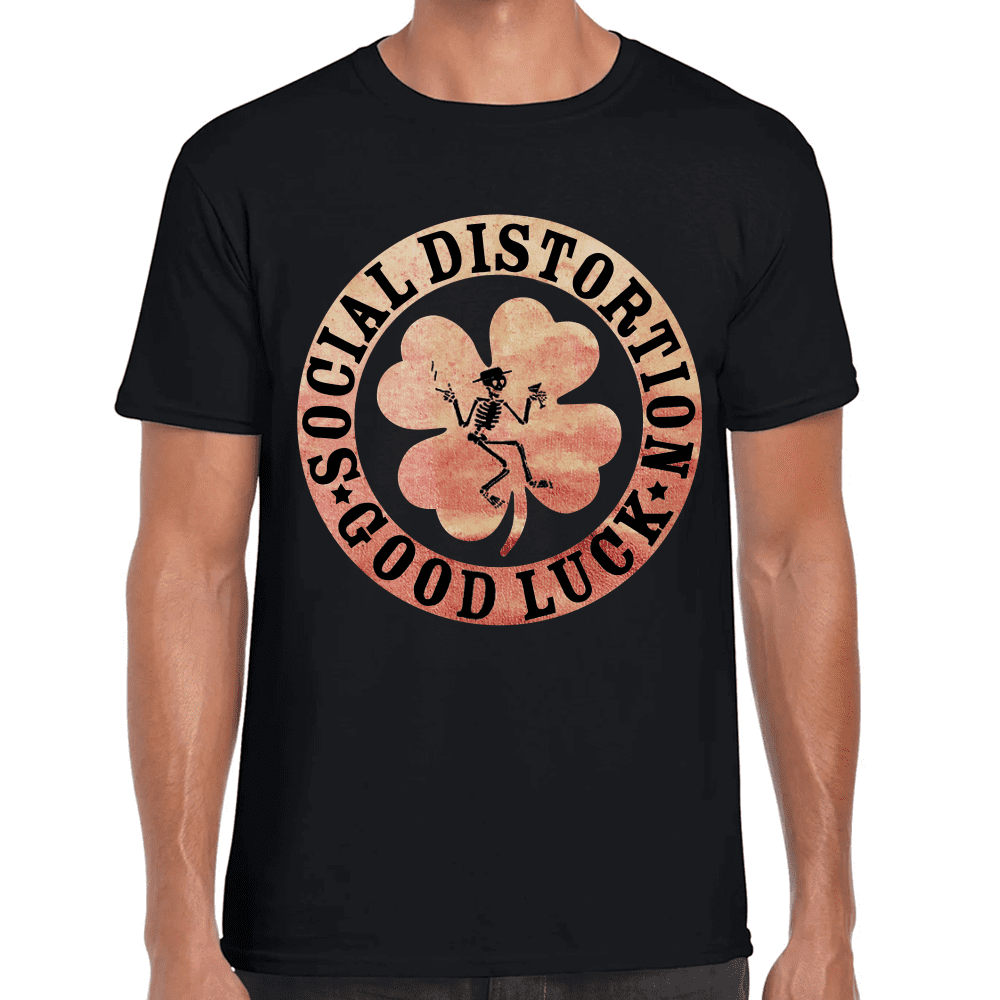 Playera Social Distortion Good Luck Algodón Premium #670