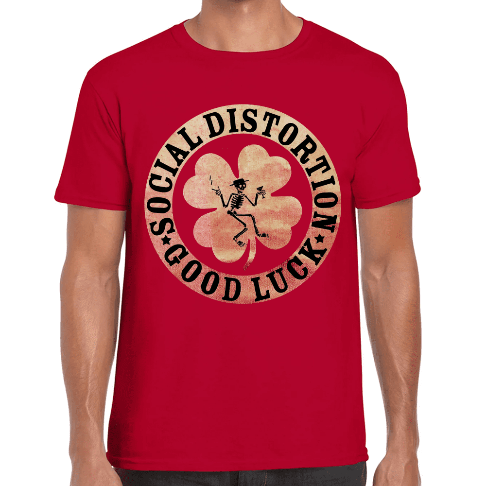Playera Social Distortion Good Luck Algodón Premium #670