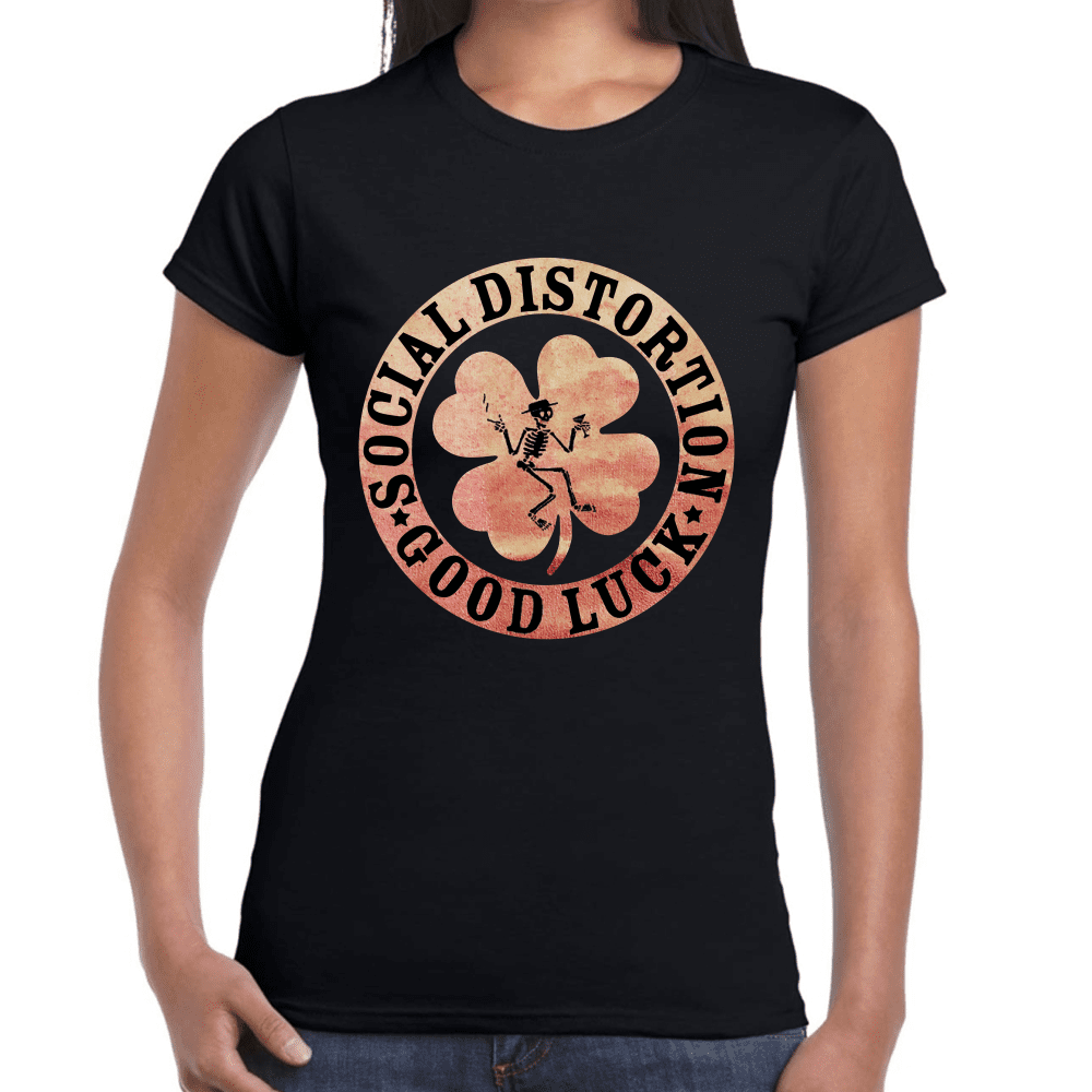 Playera Social Distortion Good Luck Algodón Premium #670