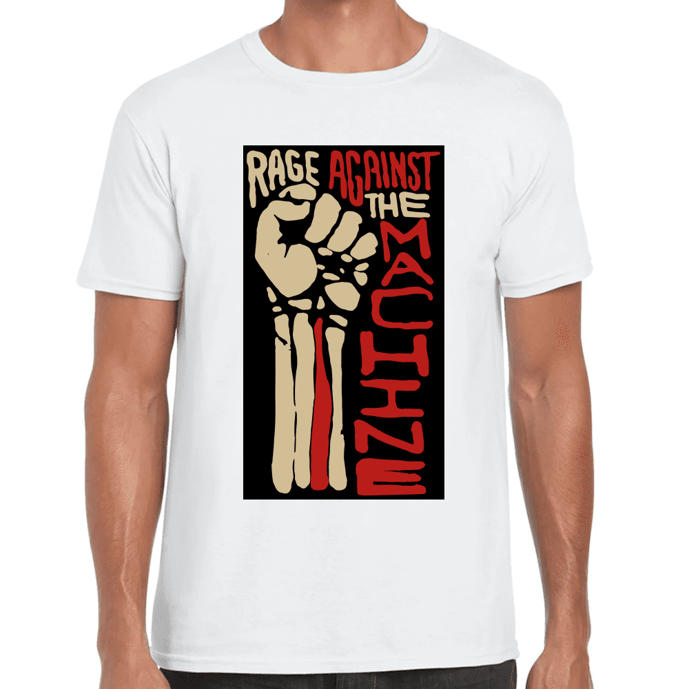 Playera Rage Against the Machine Algodón Premium #672