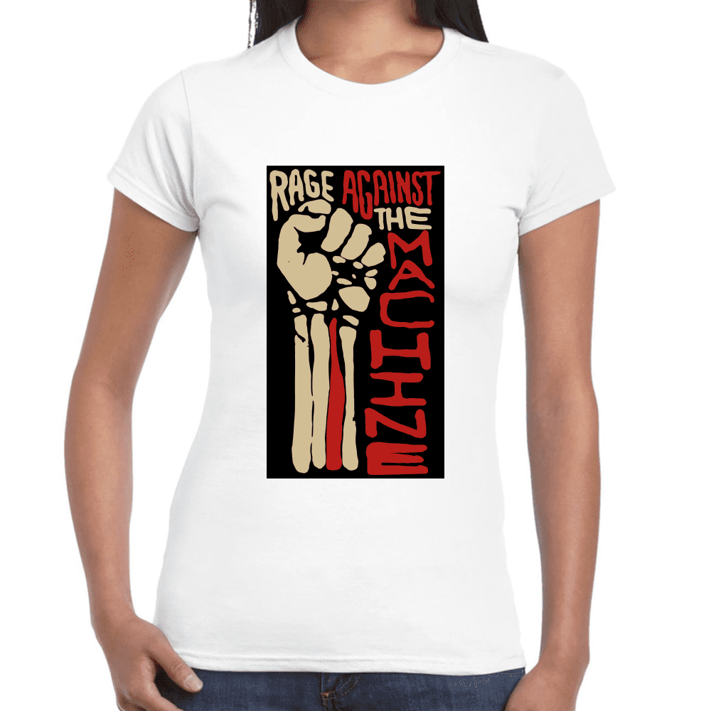 Playera Rage Against the Machine Algodón Premium #672