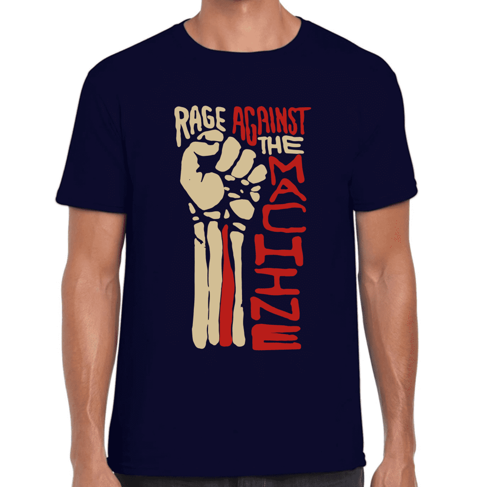 Playera Rage Against the Machine Algodón Premium #672