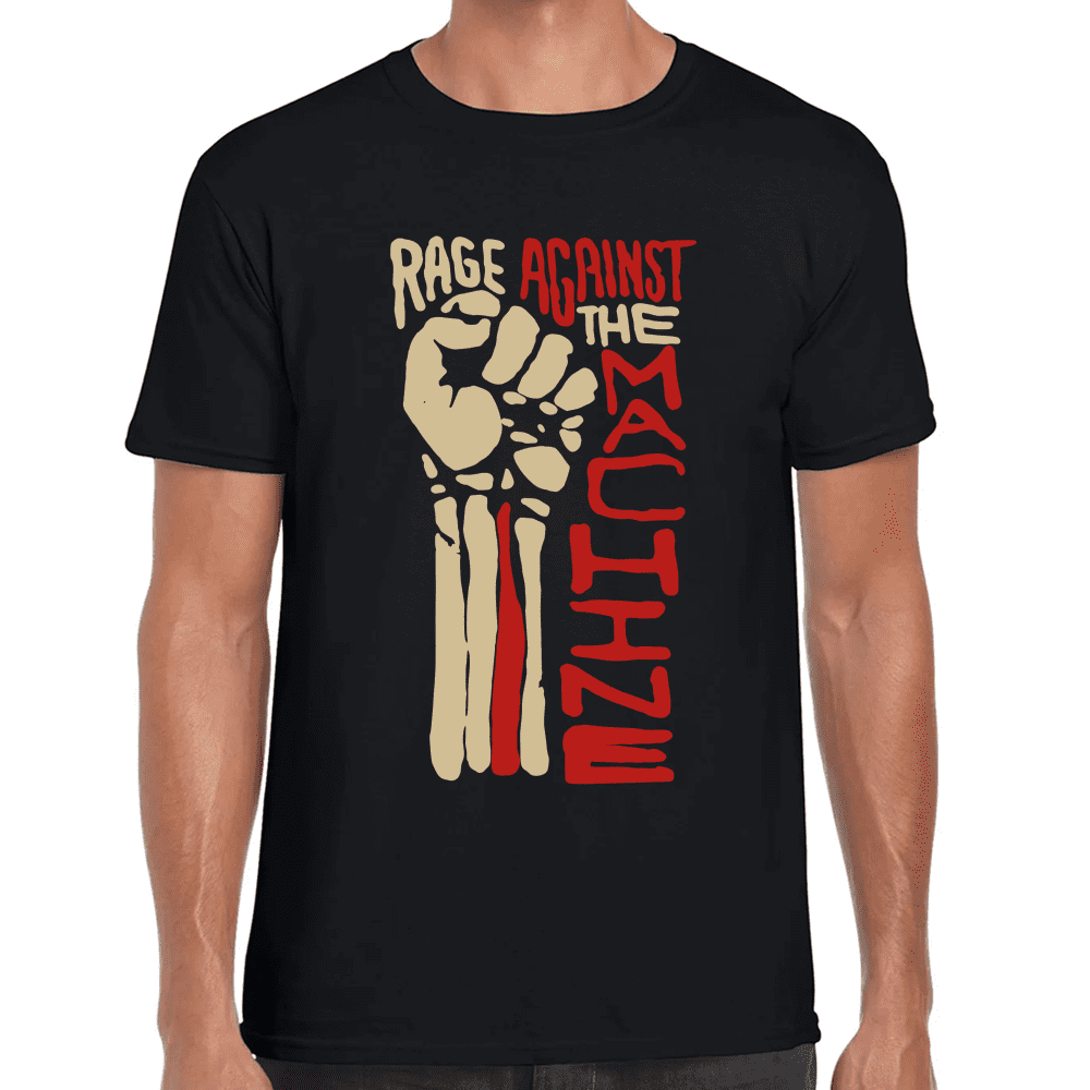 Playera Rage Against the Machine Algodón Premium #672