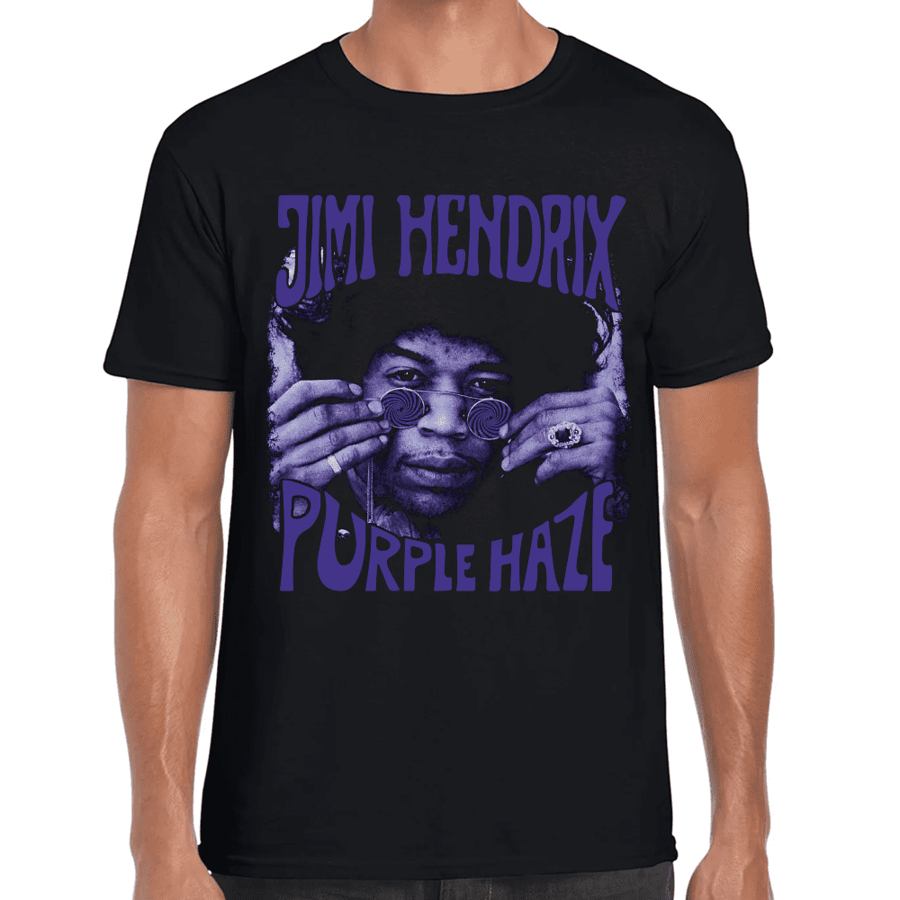 Jimi Hendrix Purple Haze Algodón Premium #675