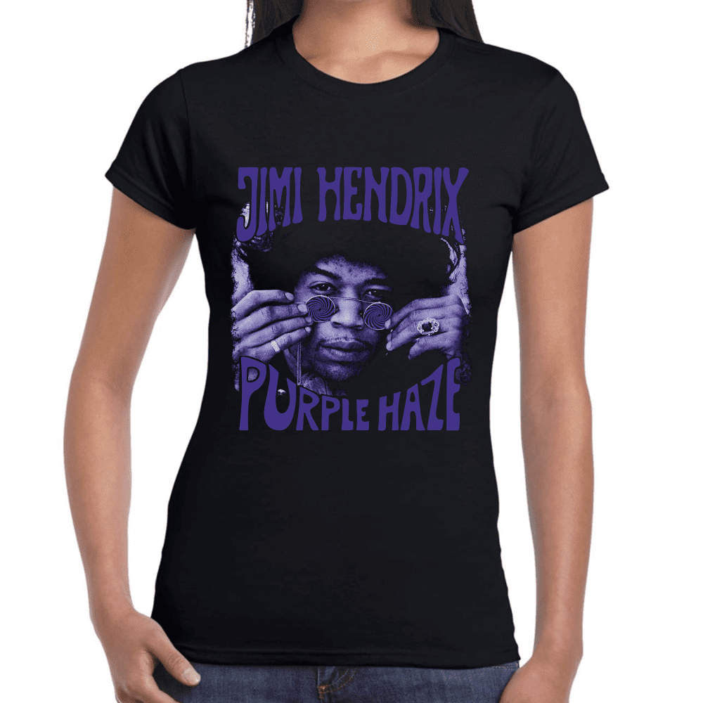 Jimi Hendrix Purple Haze Algodón Premium #675 Imagen secundaria del producto