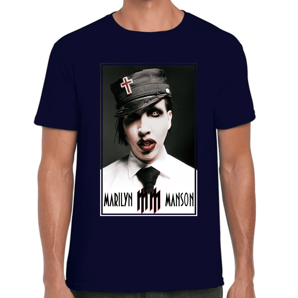 Playera Marilyn Manson Algodón Premium #689