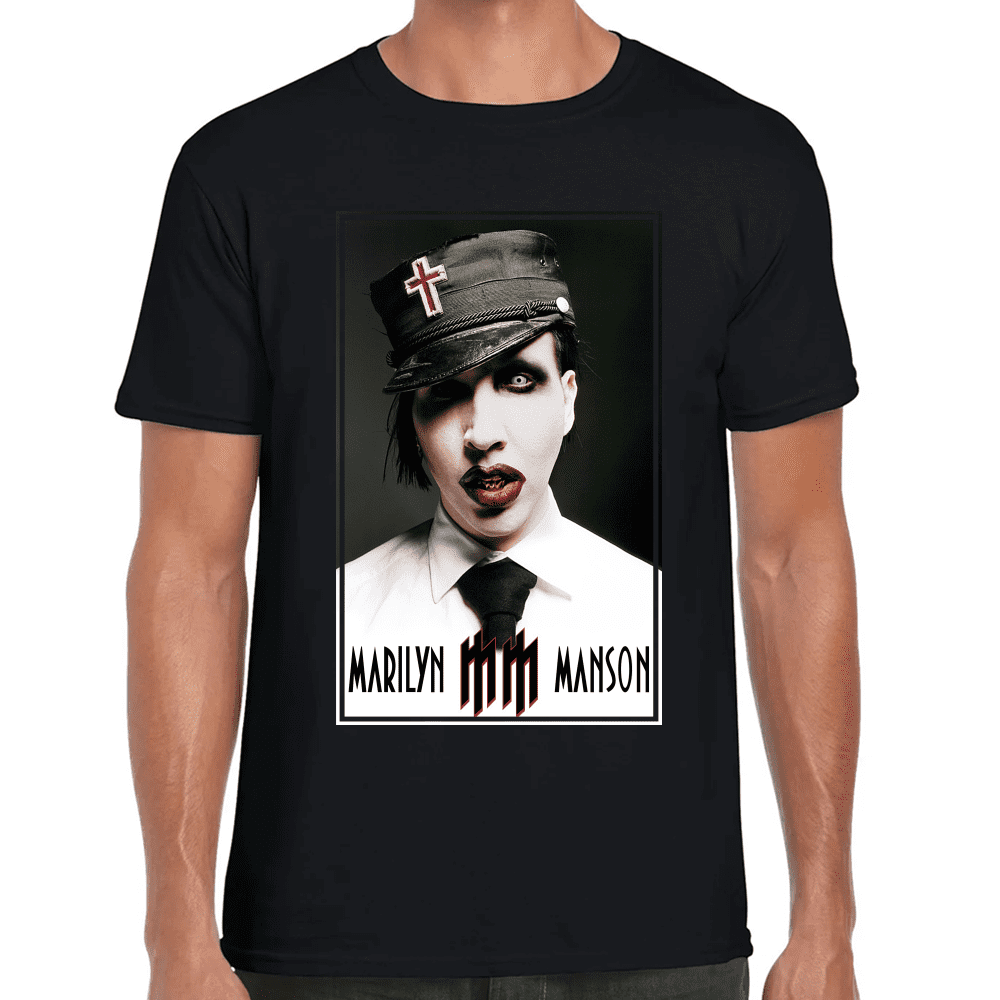 Playera Marilyn Manson Algodón Premium #689