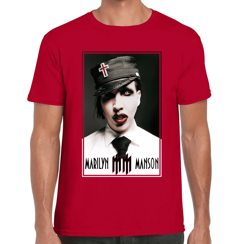 Playera Marilyn Manson Algodón Premium #689
