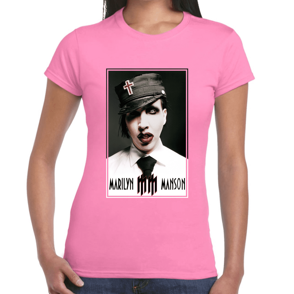 Playera Marilyn Manson Algodón Premium #689
