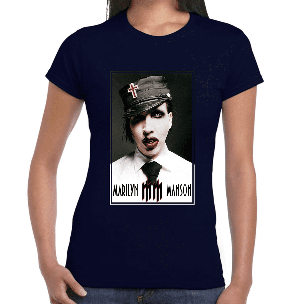 Playera Marilyn Manson Algodón Premium #689