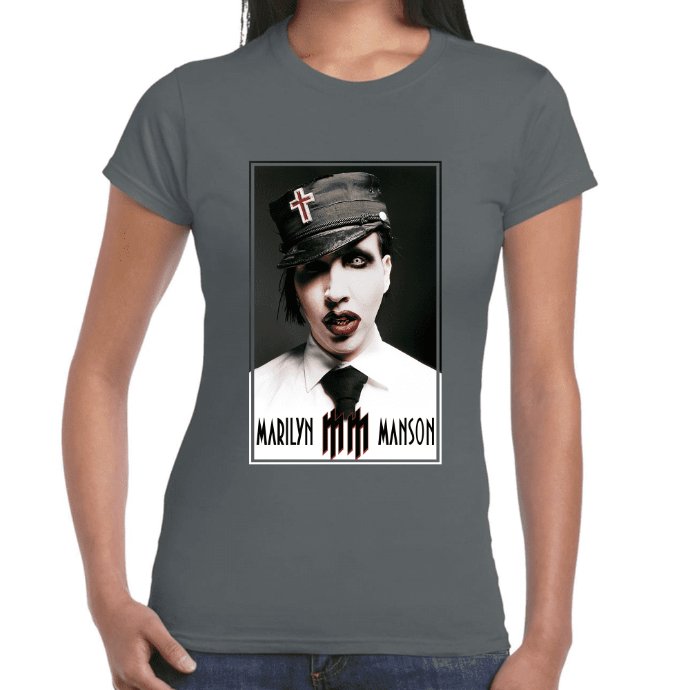 Playera Marilyn Manson Algodón Premium #689