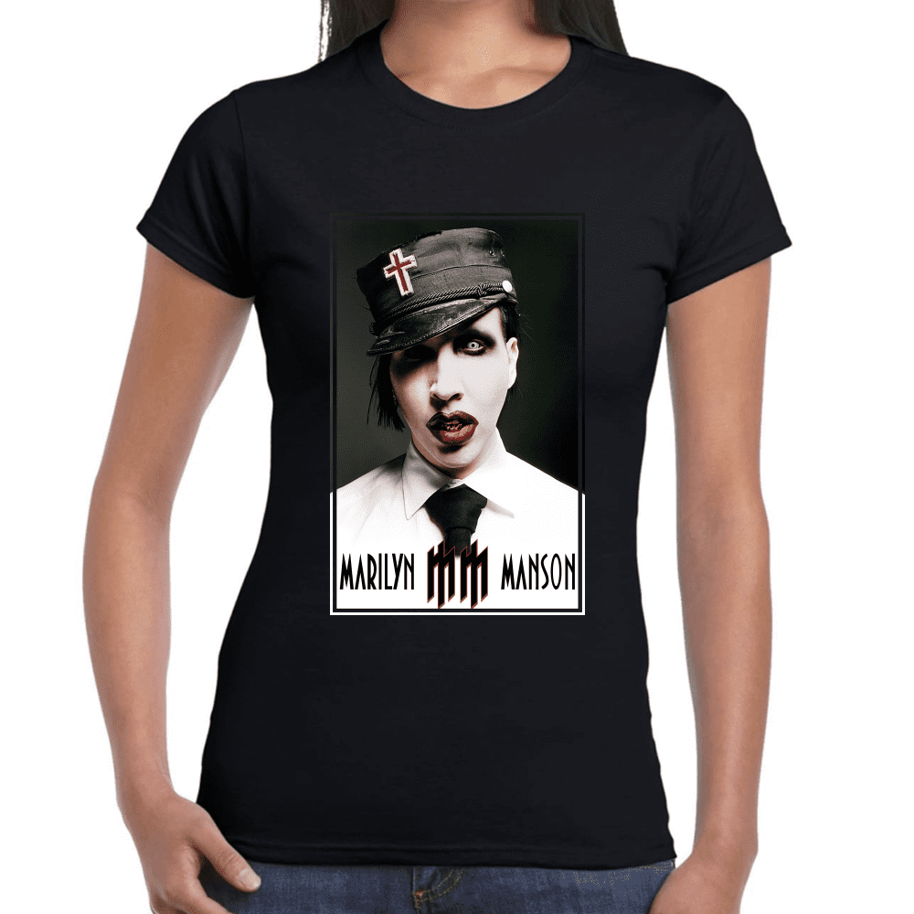 Playera Marilyn Manson Algodón Premium #689