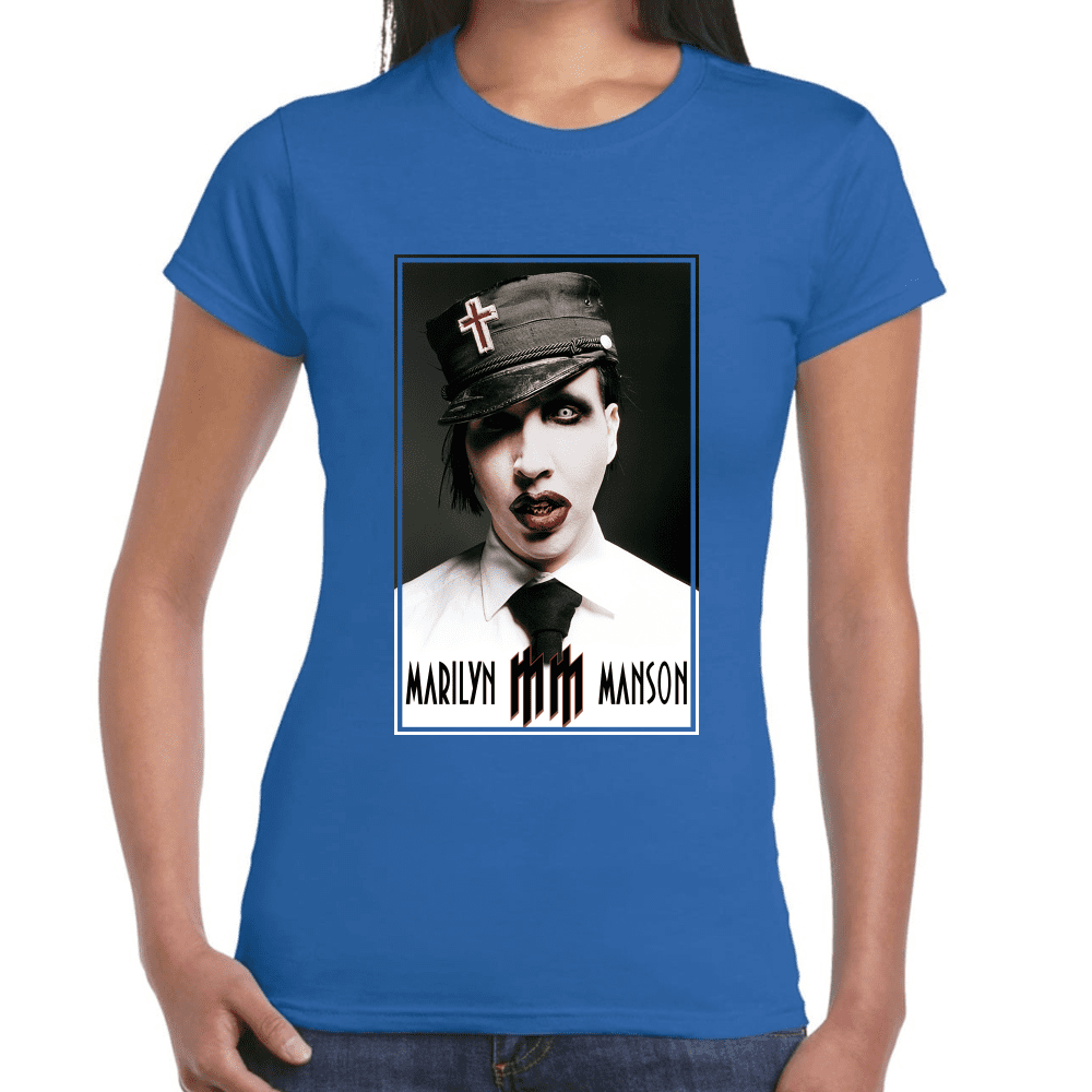 Playera Marilyn Manson Algodón Premium #689
