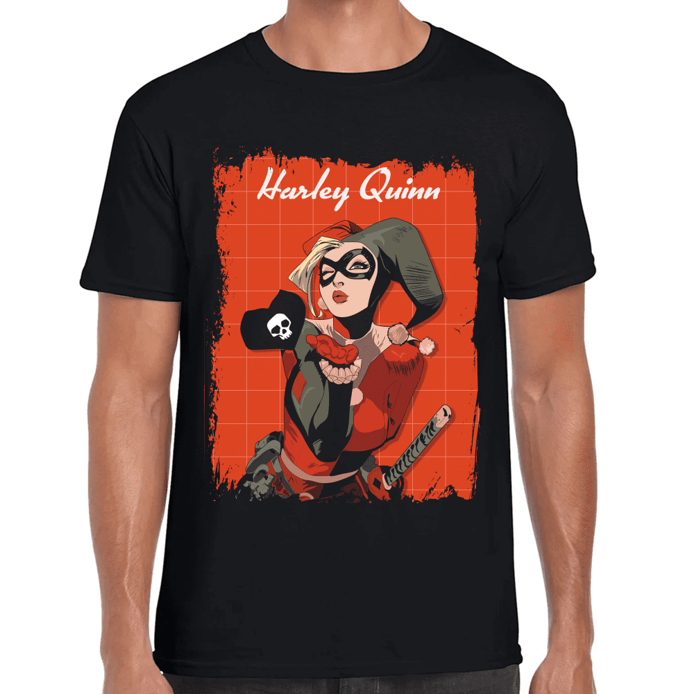 Playera Harley Quinn Algodón Premium #694 Imagen principal del producto